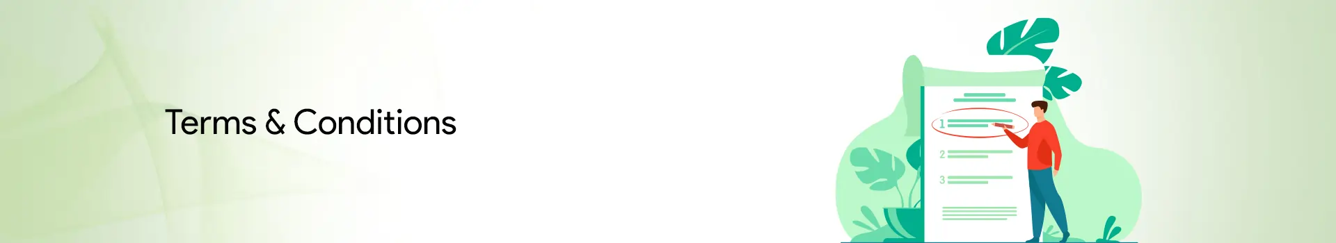 Terms and conditions